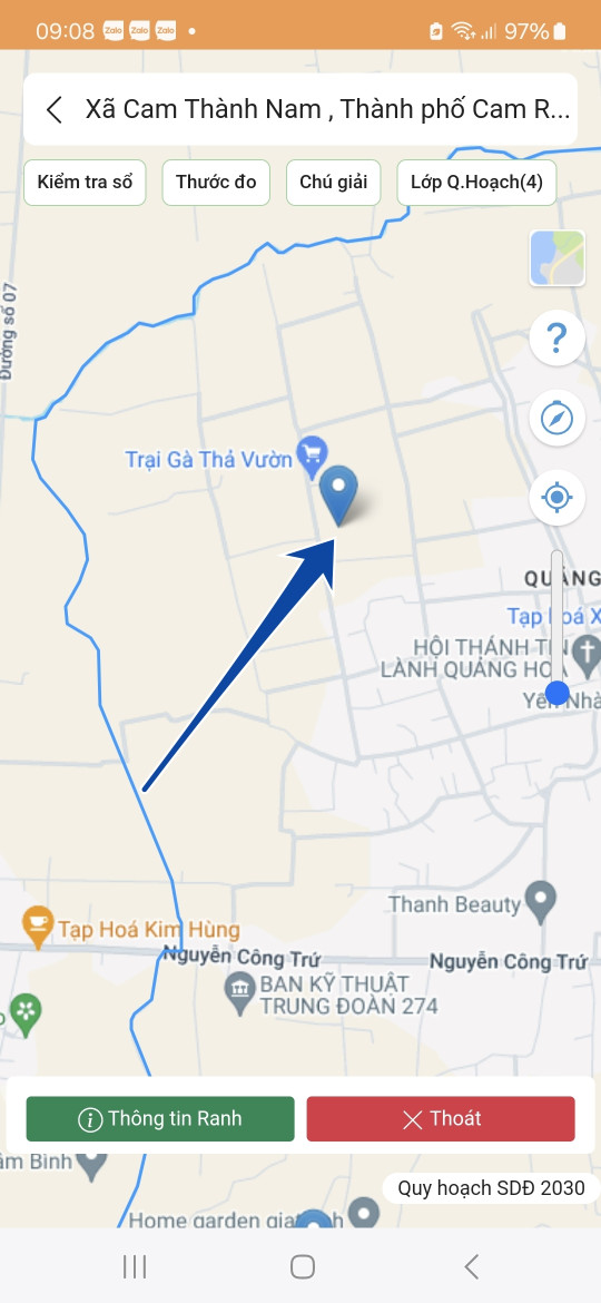 CAM THÀNH NAM -- 140 M2 -- 5 M NGANG -- full ont -- GIÁ CHỈ 610 TRIỆU -- 0961481675