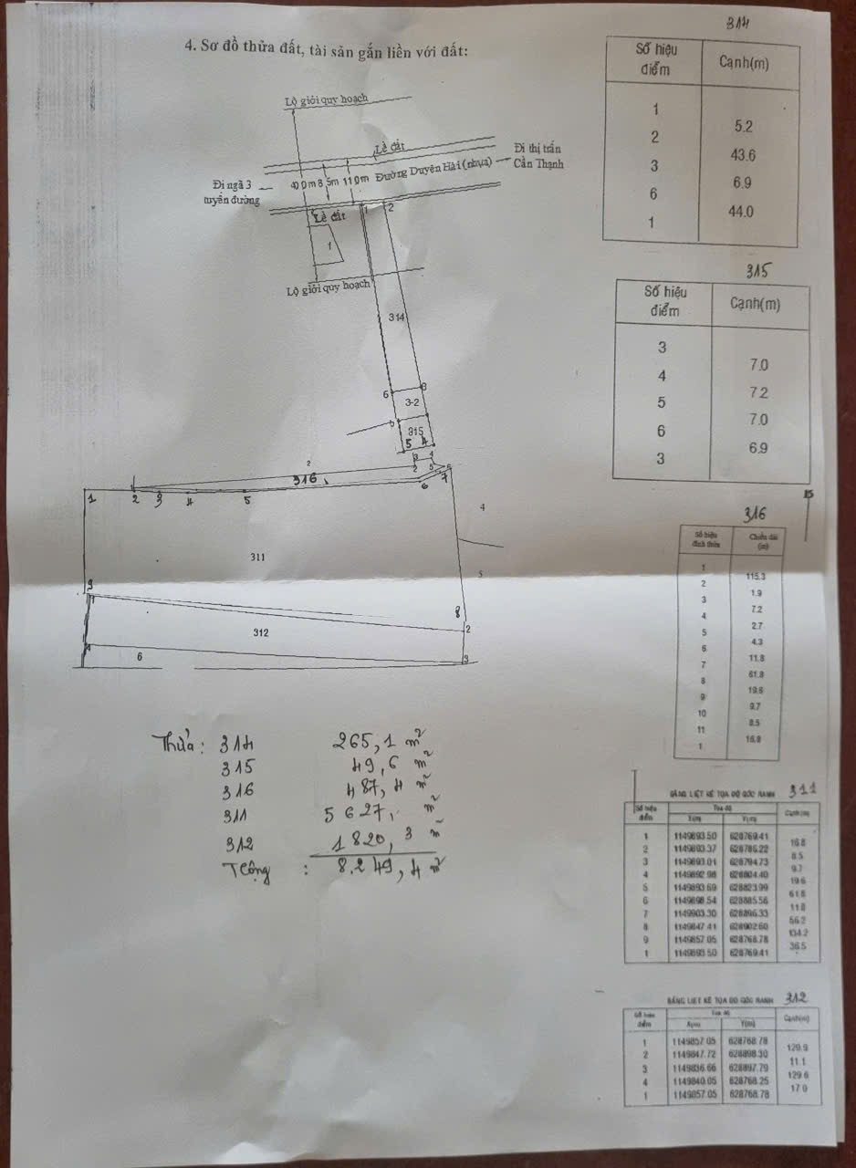 Bán đất 8249m² có sẵn 0000m² thổ cư ngang 6m giá 164.98 tỷ tại Xã Cần Giờ
