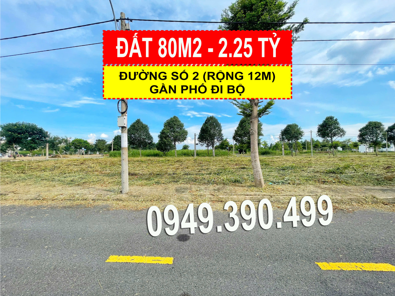 Bán đất 80m² khu Saigon Village - Lô dãy A4, giá 2.25 tỷ Xã Cần Giuộc