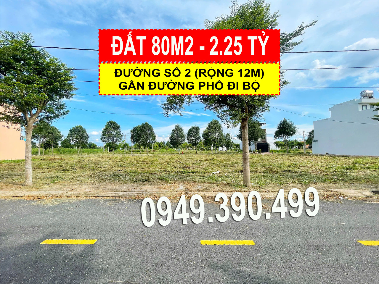 Bán đất 80m² khu Saigon Village - Lô dãy A4, giá 2.25 tỷ Xã Cần Giuộc