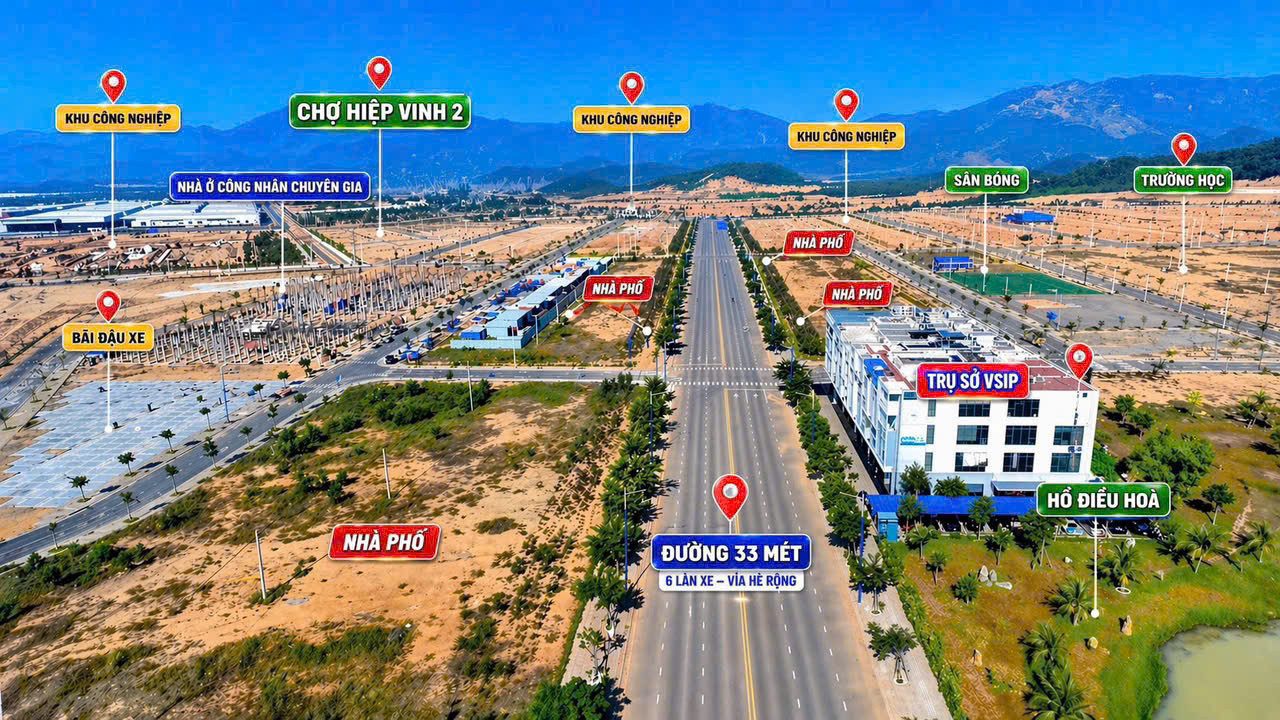 ĐẤT KCN VSIP BÌNH ĐỊNH SỔ SẲN CÔNG CHỨNG NGAY
