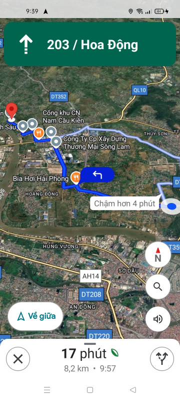 Mở bán 2 lô f0 tại xã cao nhân Thủy Nguyên DT 75m ngang 5 giá chỉ 7xxtr
