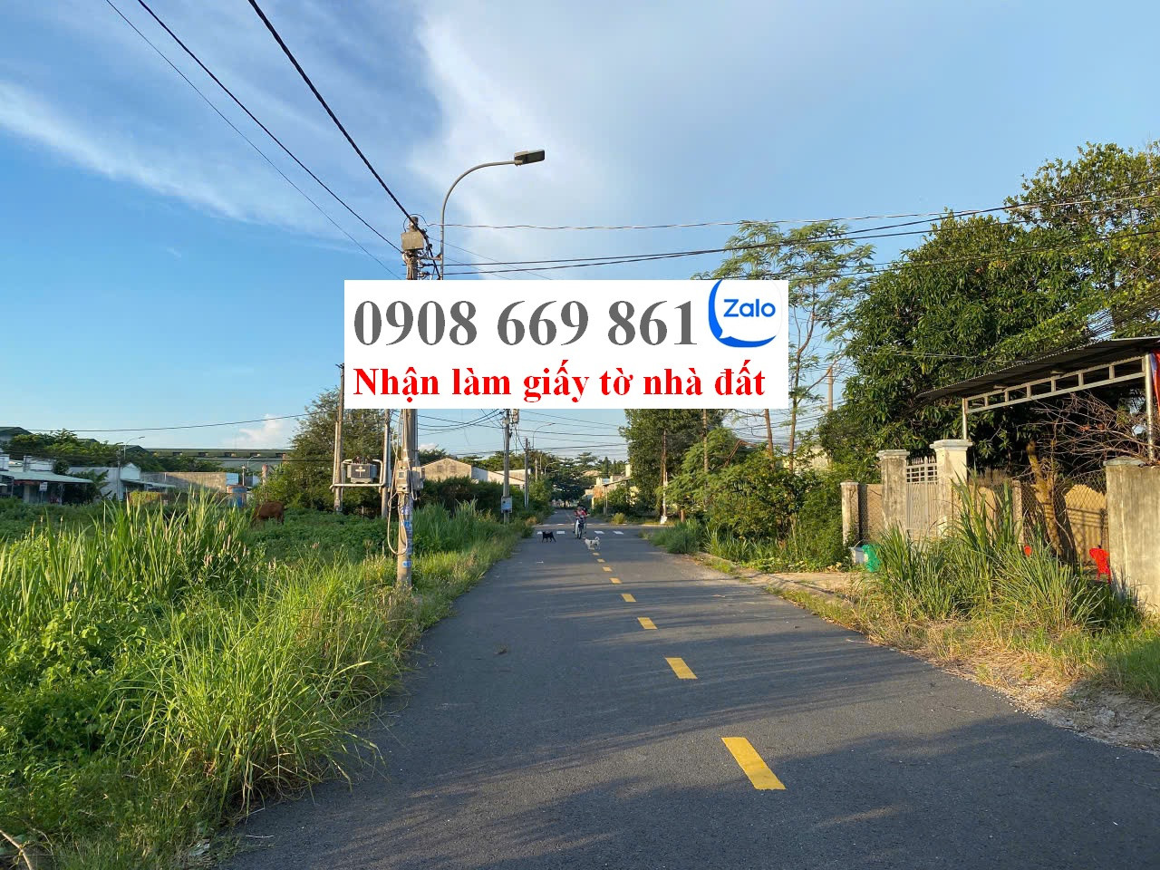 bán đất 2 MT . DT 143 m2 . xã chà là . dương minh châu