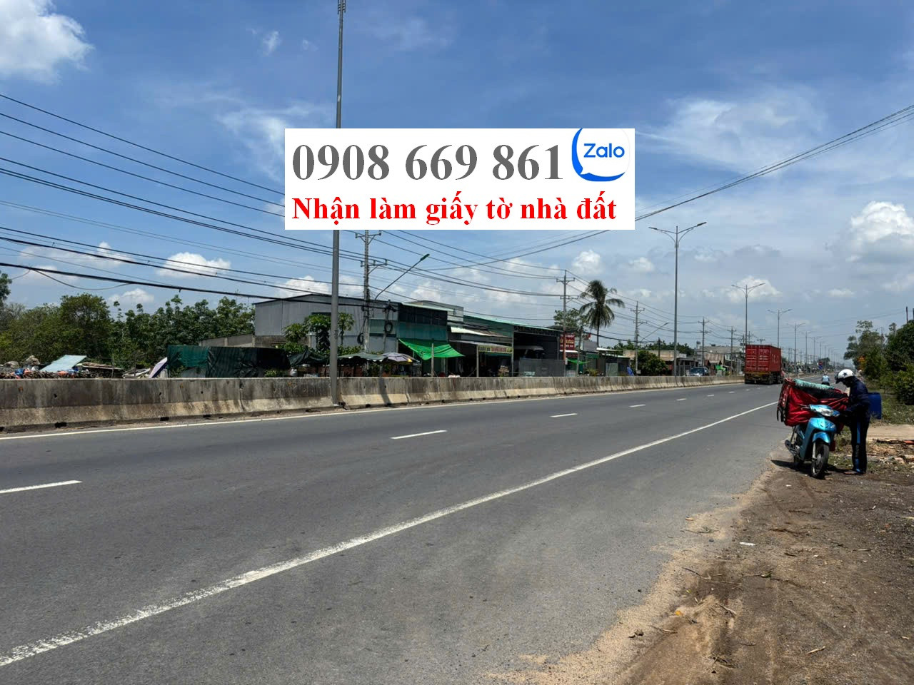 bán đất MT đường ĐT 784 . xã chà là . dương minh châu