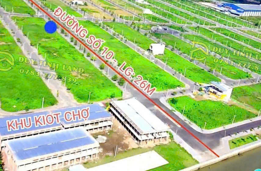 Bán đất Đường số 10, Vạn Phát Mái Dầm 100m² ngang 5m giá 1.05 tỷ Xã Châu Thành