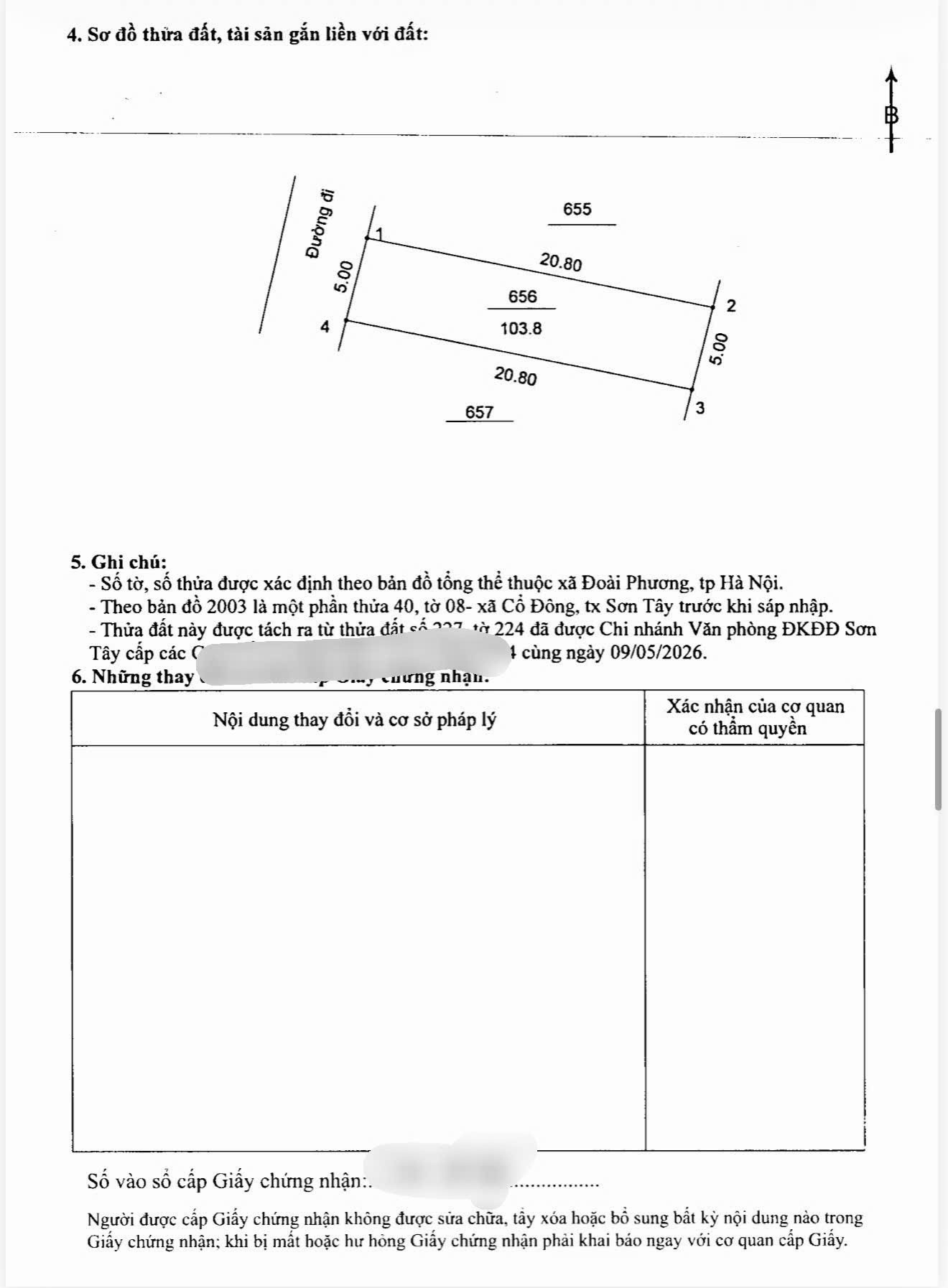 Bán Đất 100m² thổ cư  giá nhỉnh 3 tỷ tại Xã Cổ Đông Thị xã Sơn Tây Hà Nội