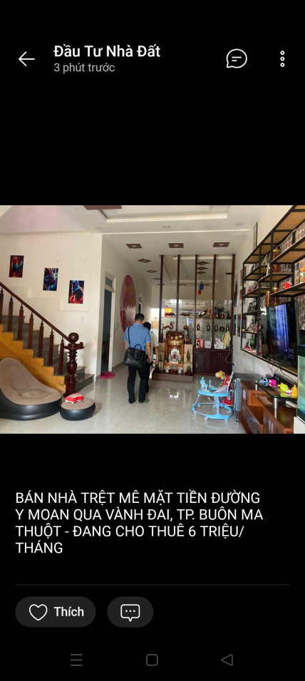 Bán nhà 143.3m² ngang 7m giá 6 tỷ tại Xã Cư ÊBur Thành phố Buôn Ma Thuột