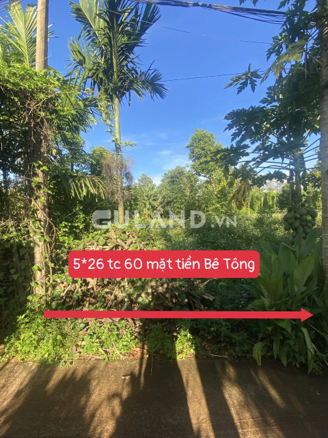 Bán đất 5*26 giá 680 triệu tại, Xã Cư Suê, Huyện Cư M'gar, Đắk Lắk