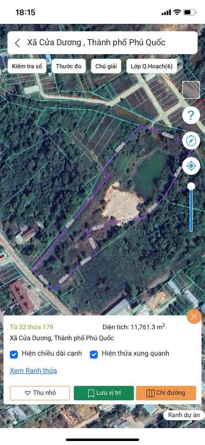 Bán đất 15000m² 80 tỷ tại Xã Cửa Dương Thành phố Phú Quốc