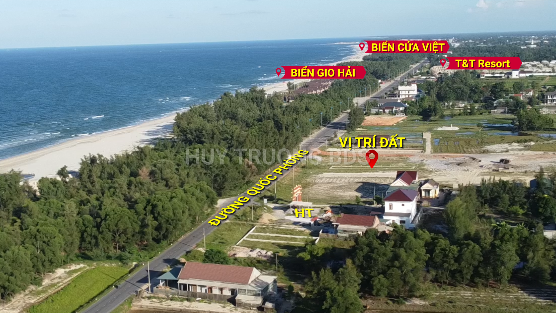 Mặt tiên biển Gio Hải - Cửa Việt