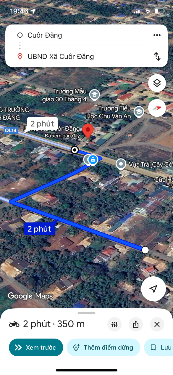 Bán đất 461.6m² giá 1tỷ tại Xã Cuor Đăng Huyện Cư M'gar