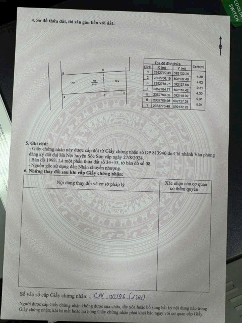 Bán đất 61m² ngang 4.3m giá 1.3 tỷ Xã Đa Phúc