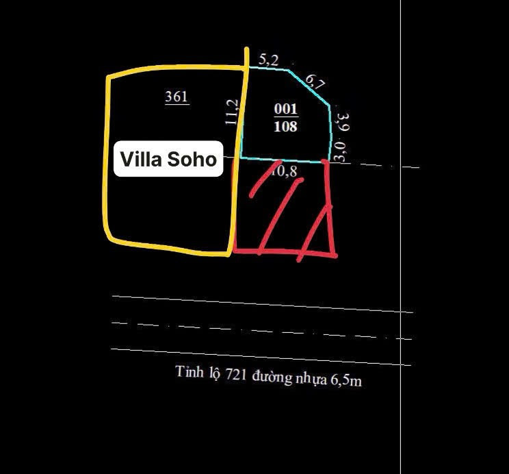 Bán đất 108m² giá 730 triệu Xã Đạ Tẻh