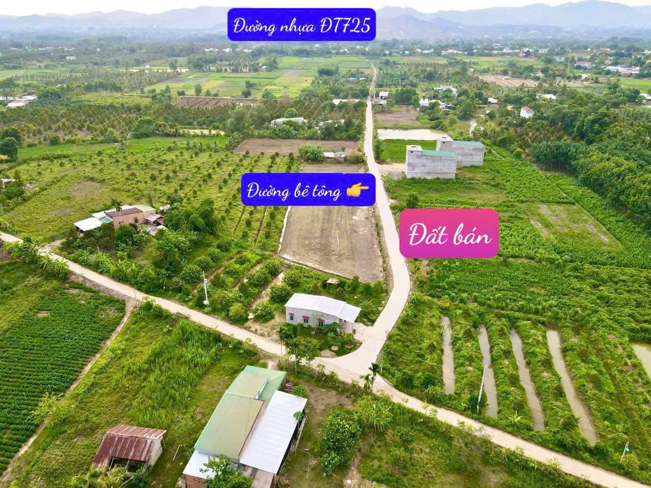 LÂM ĐỒNG – GIÁ CHỈ 309 TRIỆU/LÔ 
📍 Mỹ Đức (Đạ Tẻh 3) – Cách thị trấn Đạ Tẻh 7 phút
✅ Đã bán lô 1, hiện còn lô 2 – 3 – 4 
🌱 Diện tích chuẩn đẹp 6m × 45m
🏡 Thổ cư 100%, sổ riêng – xây dựng ngay
🚗 Đường bê tông 4m, đất cao bằng mặt đường, thông tứ hướng