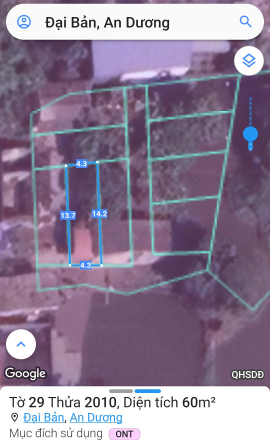 Bán đất 60m² 700 triệu tại Đại Bản  An Dương. liên hệ 0362558882