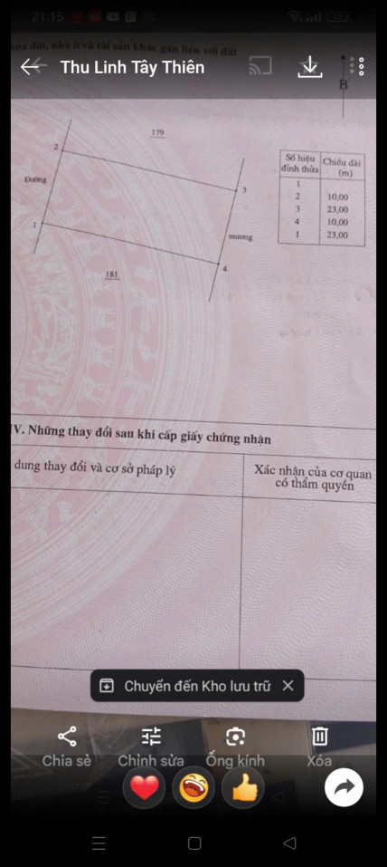 CHÍNH CHỦ CẦN BÁN NHANH LÔ ĐẤT ĐẸP Tại Tổ dân phố Sơn đình thị trấn đại đình - tam đảo - Vĩnh Phúc