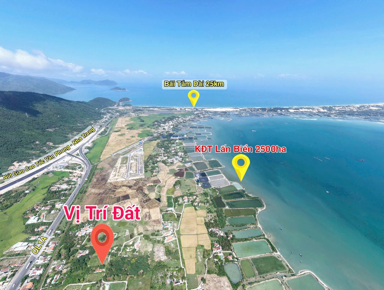 🌊 Đất Biển Cổ Mã – Vị Trí Vàng Trung Tâm Vân Phong – Gần Cao Tốc, Sân Bay, Cảng Biển