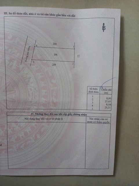 Bán đất 209m² ngang 8m giá 5 tỷ Xã Đại Phước
