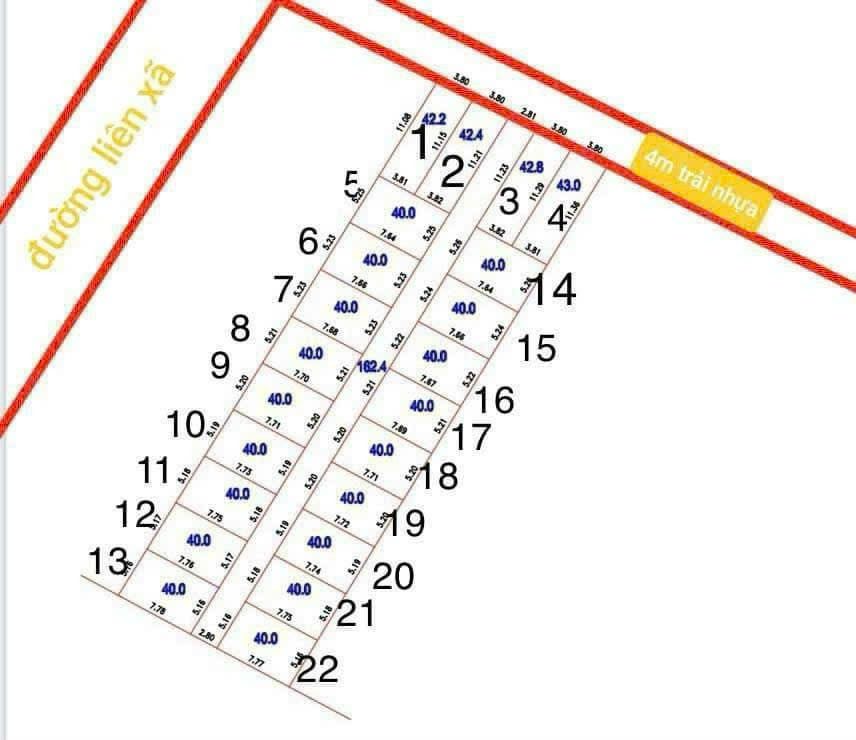 Bán Đất 42m² thổ cư 42m² giá 1.5 tỷ tại Xã Đại Xuyên Hà Nội