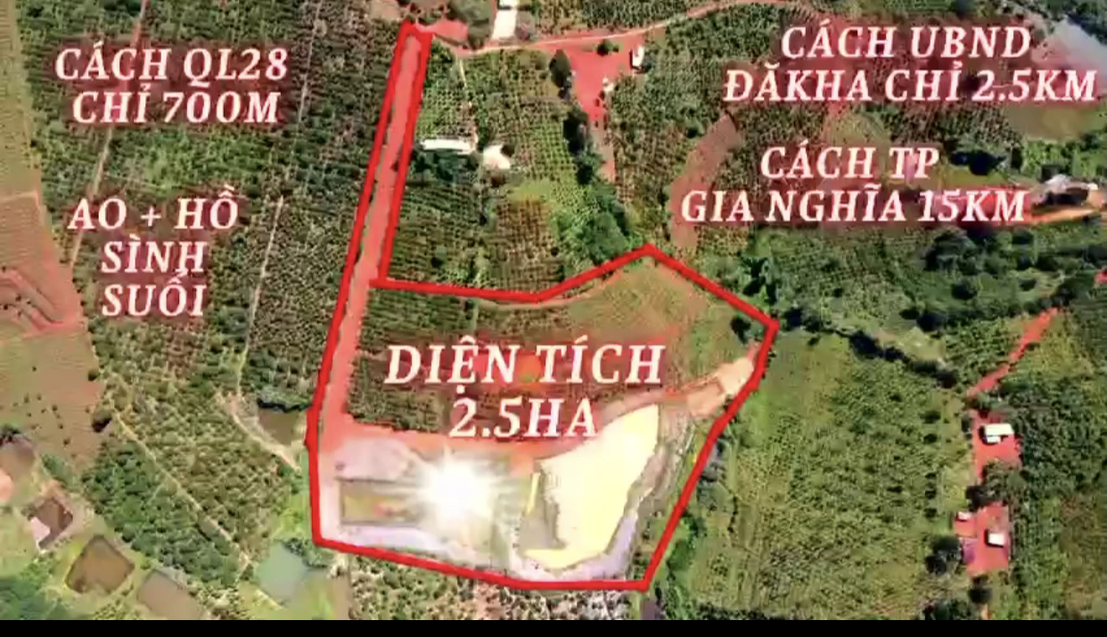 Bán  đất nông nghiệp 25512.4m² , giá 4 tỷ tại, Xã Đắk Ha, Huyện Đăk Glong, Đắk Nông