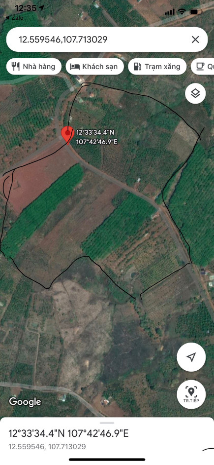 Bán  đất nông nghiệp 48000m² tại, Xã Đắk R'La, Huyện Đắk Mil, Đắk Nông giá 1.8 tỷ