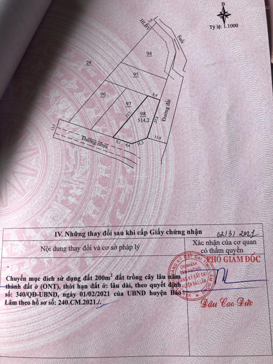 Bán đất trung tâm Dậm Bri