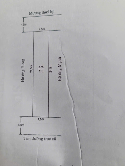 Bán đất 110m² ngang 4,5m giá 2.8 tỷ tại Đặng Cương An Dương. liên hệ 0362558882