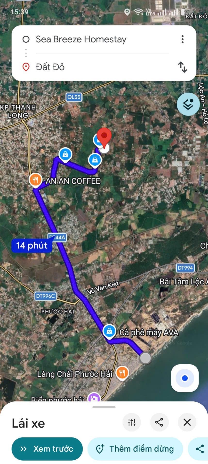 Bán đất 999.9m² có sẵn 80m² thổ cư ngang 27m giá 2.5 tỷ tại Xã Đất Đỏ