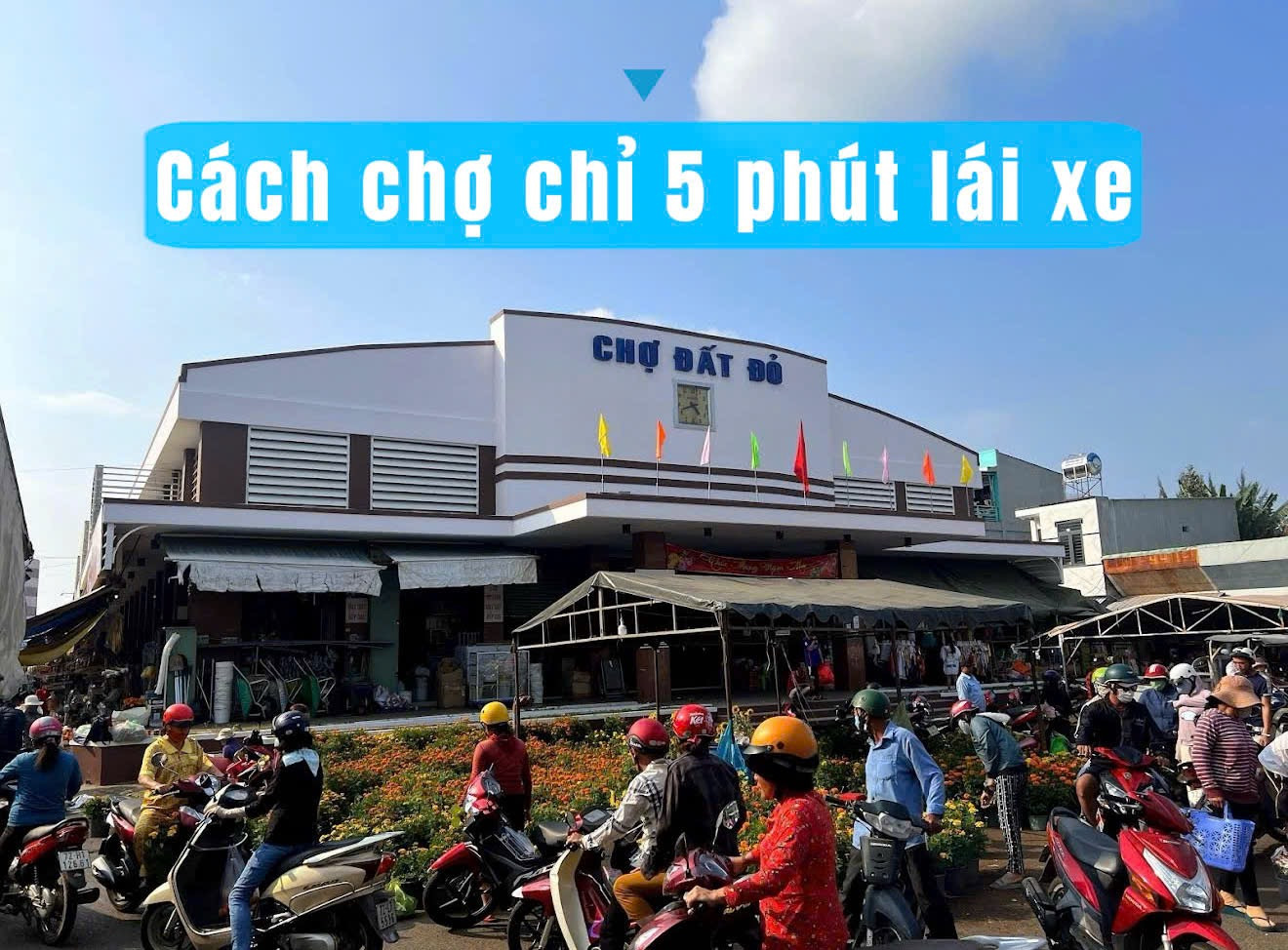 Bán đất 614m² có sẵn 366m² thổ cư ngang 45m giá 4 tỷ tại Xã Đất Đỏ