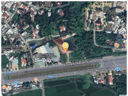 Bán đất Mặt tiền Võ Nguyên Giáp ngang 70m