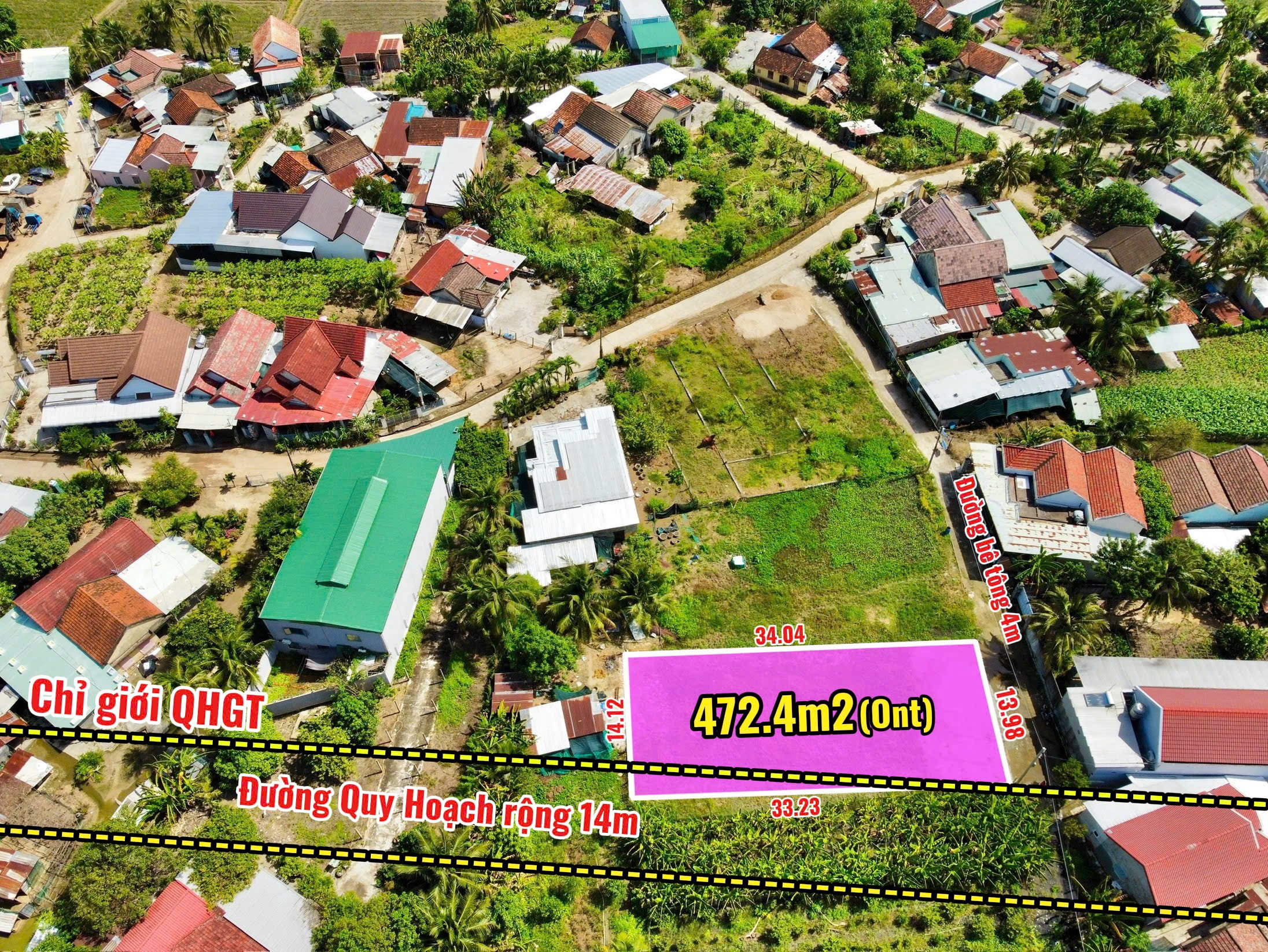 Đất đẹp Bình Lộc,  472m giá chỉ 1 tỷ 980tr