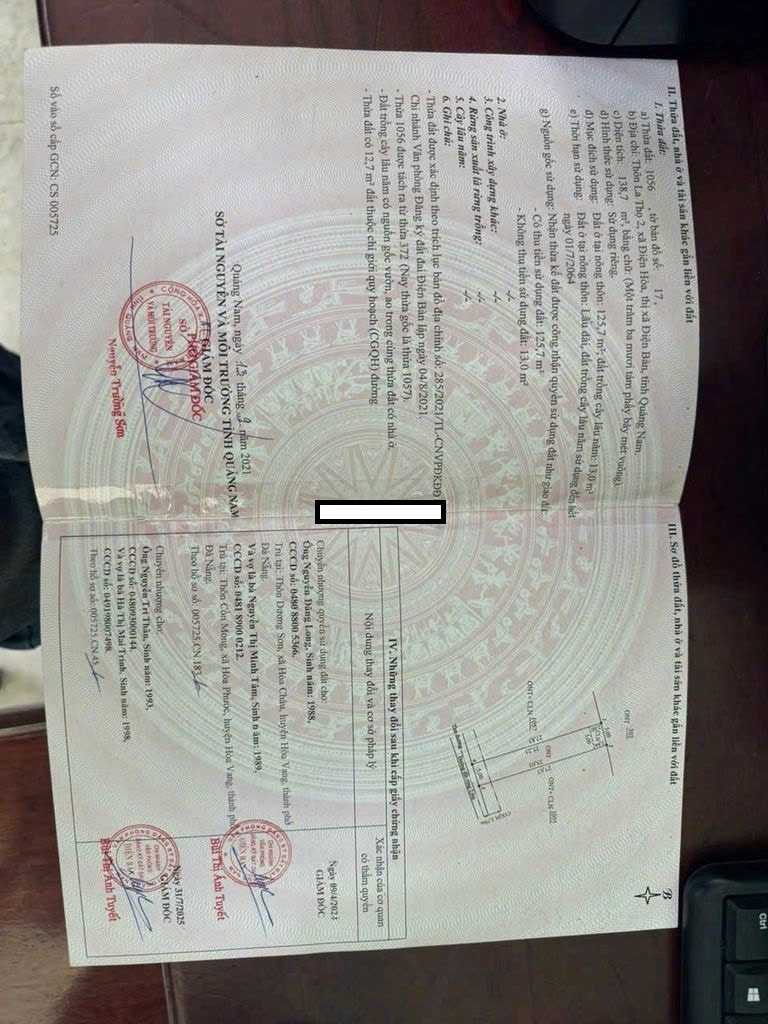 📌📌📌LÀM VIỆC TRỰC TIẾP GIÁ TỐT !!! Bán đất La Thọ 2, xã Điện Thọ