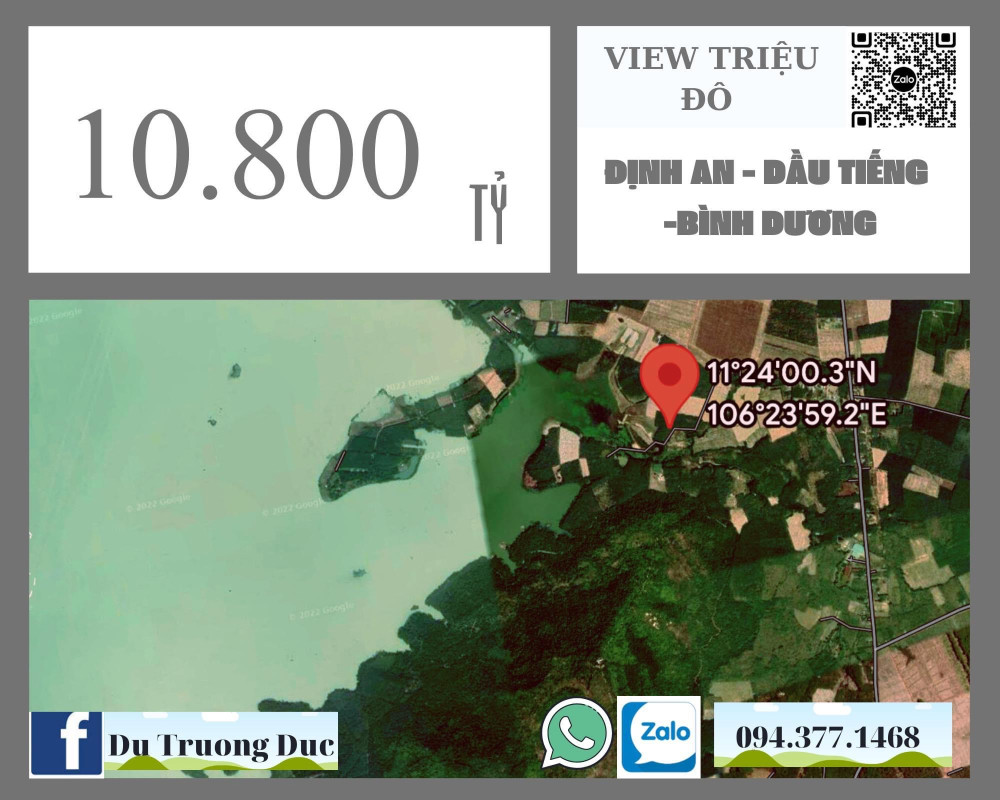 Bán  đất thổ cư 8700m² , giá 10.8 tỷ tại, Xã Định An, Huyện Dầu Tiếng, Bình Dương