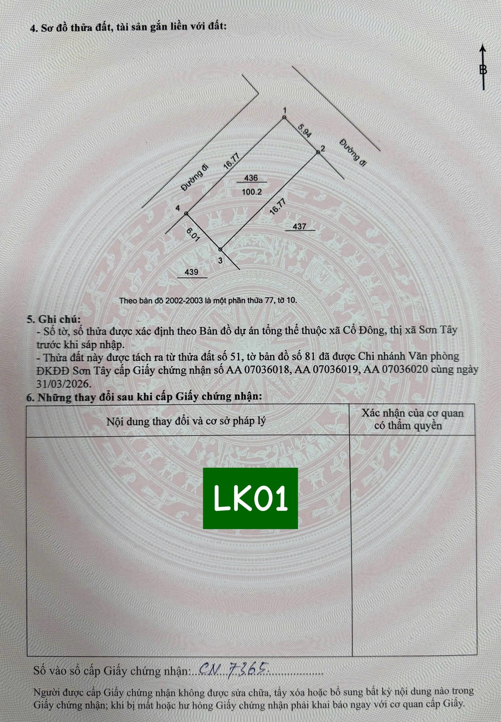 Cần tiền xoay dòng vốn em bán gấp lô góc mặt trục chính 100m2 full thổ cư