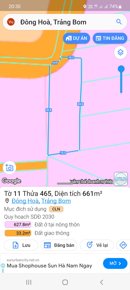 Nhà Đất Đông Hòa Trảng Bom Đồng Nai