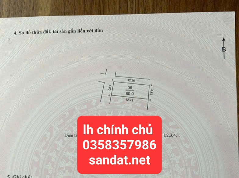 Bán đất 60m² ngang 4.83m giá 8.3 tỷ Xã Đông Anh