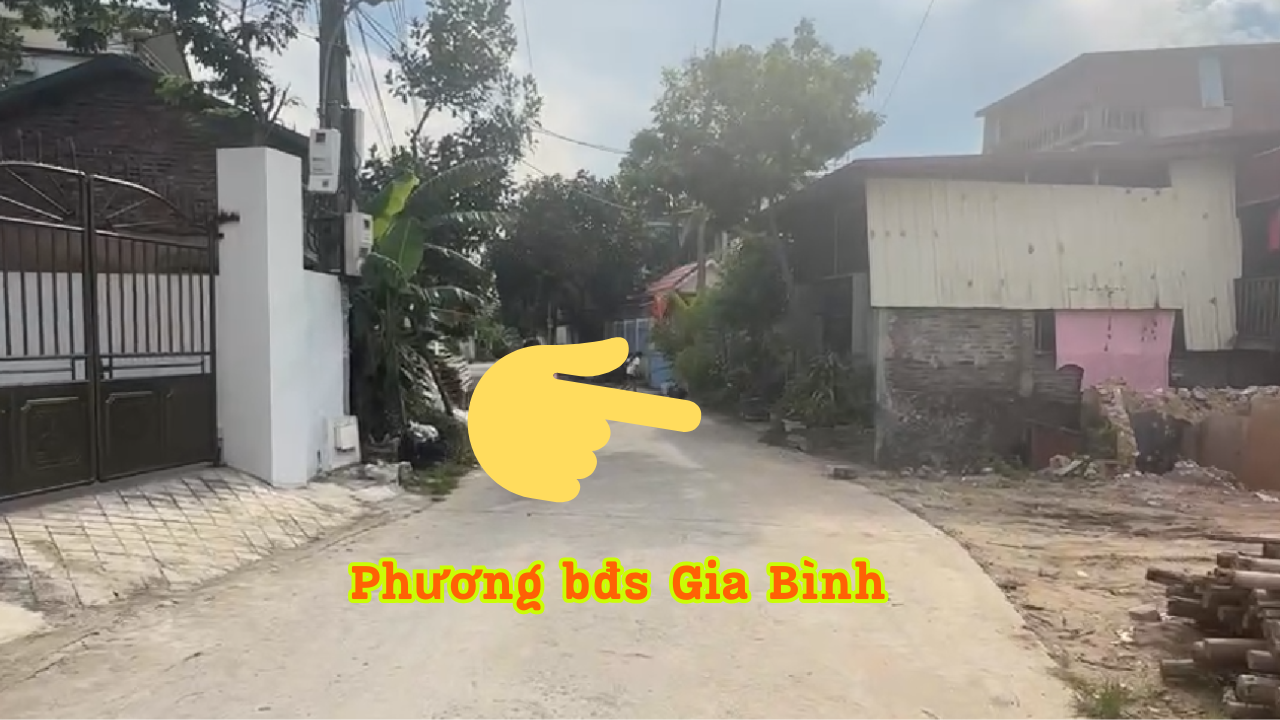 Đất Gia Bình - Đông Cứu - 90m2 - 1tỷ650tr