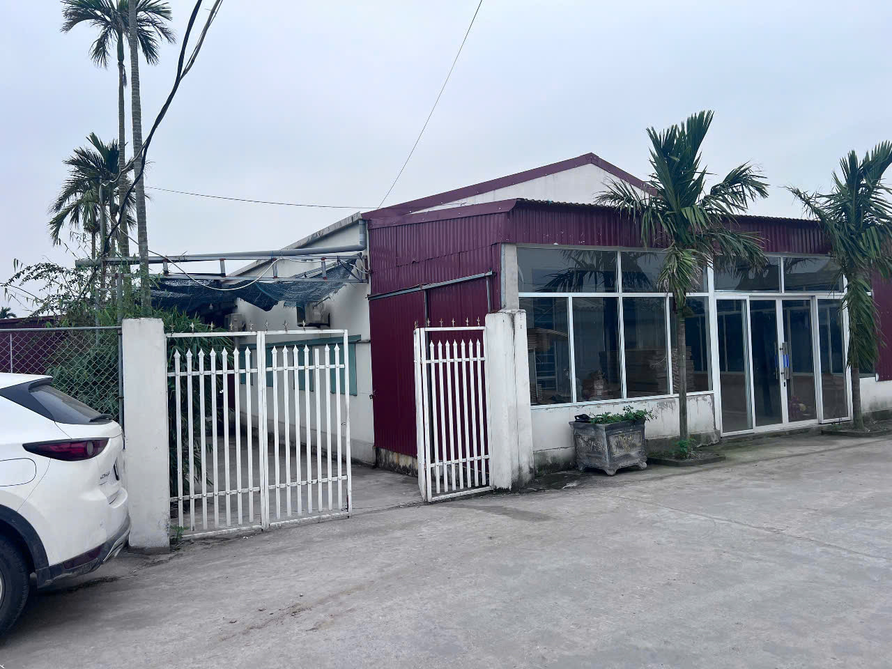 CHO THUÊ NHÀ XƯỞNG NGAY MĂT TIỀN ĐƯỜNG TẠI XÃ ĐÔNG HẢI  - H. QUỲNH PHỤ - TỈNH THÁI BÌNH.
