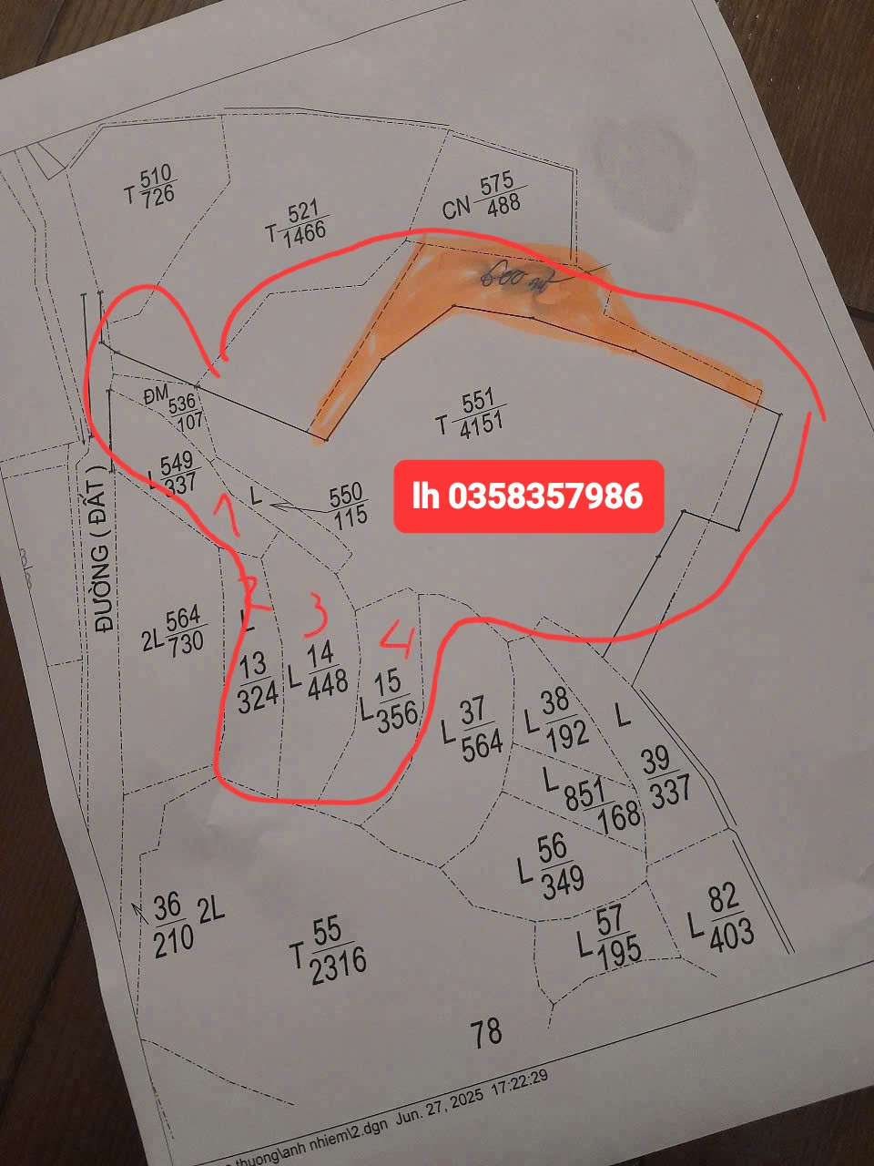 Bán đất 5120m² ngang 15m giá 7.53 tỷ Xã Đồng Hỷ