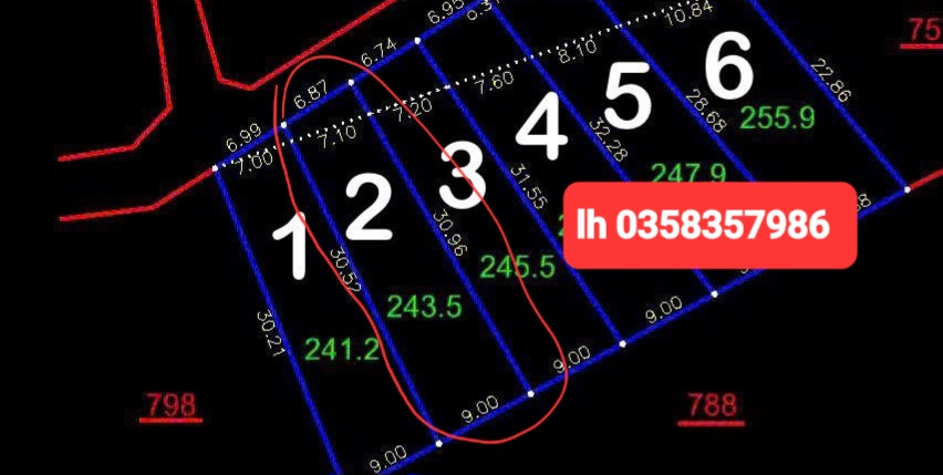 Bán đất 243.5m² ngang 9m giá 630 triệu Xã Đồng Hỷ