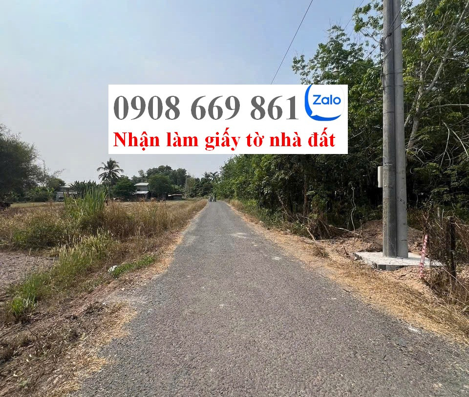 bán đất . DT 168 m2 . đường nhựa . xã đồng khởi . châu thành