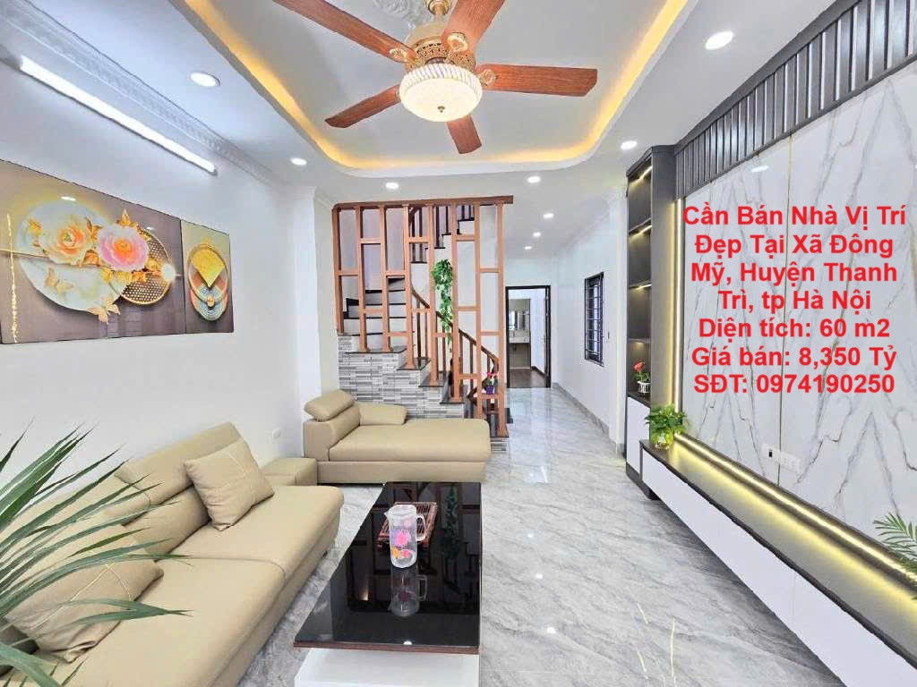 NHÀ ĐẸP - GIÁ TỐT - Cần Bán Nhà Vị Trí Đẹp Tại Xã Đông Mỹ, Huyện Thanh Trì, tp Hà Nội