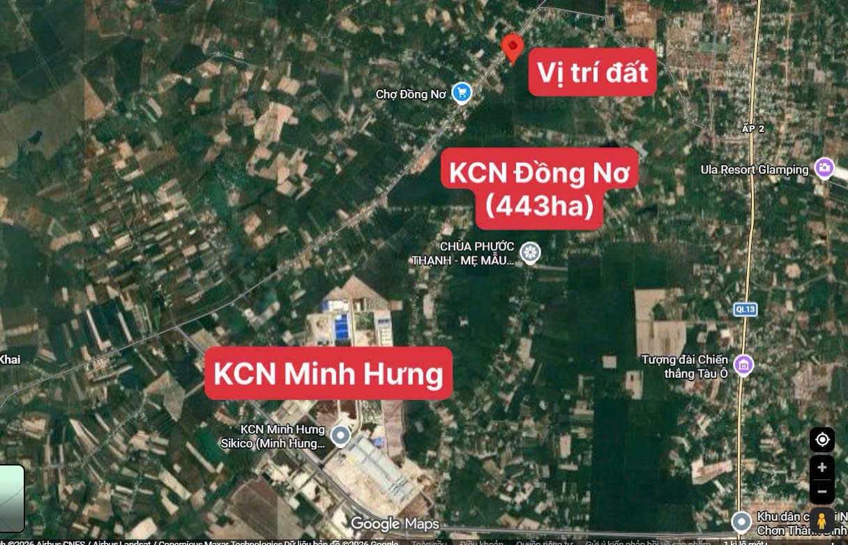ĐẦU TƯ ĐÓN SÓNG QUỸ ĐẤT GẦN KHU CÔNG NGHIỆP SIKICO, ĐỒNG NƠ