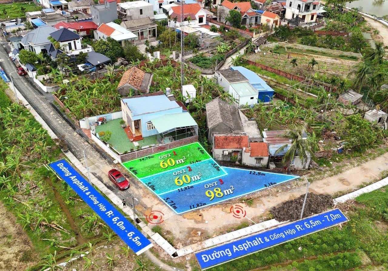 Bán đất 60m² ngang 4,4m . đường nhựa 7m. giá 1.19 tỷ tại Đông Sơn  Thuỷ Nguyên liên hệ 0362558882