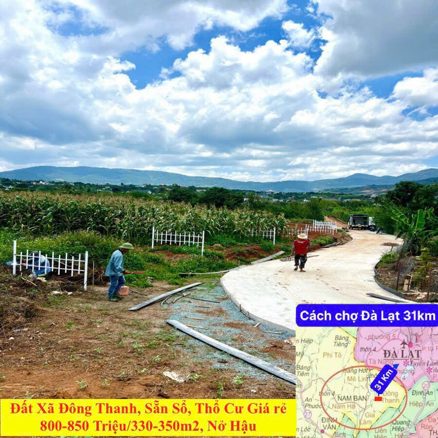 Đất Đông Thanh 2,4TR/m2 850TR/350m2(230m2TC) 0919830239