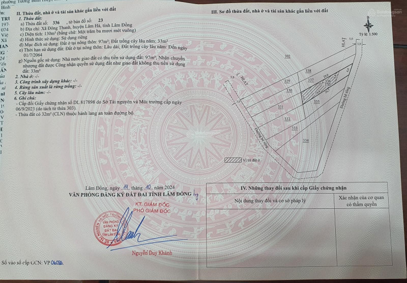 Bán 300m2 xã Đông Thanh
