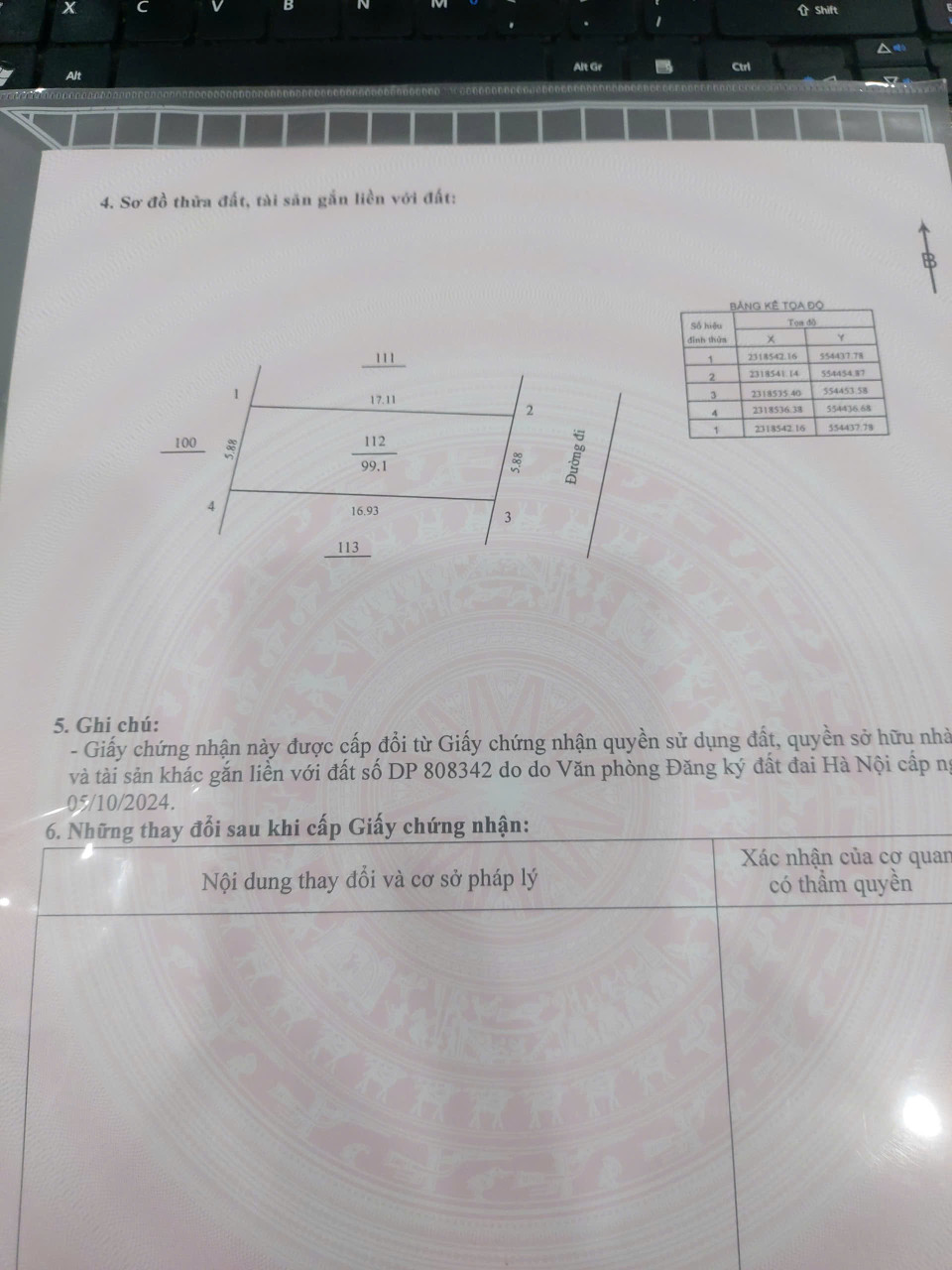 BÁN ĐẤT THỔ CƯ 99M2 - VỊ TRÍ VÀNG ĐÔNG XUÂN, QUỐC OAI - GIÁ CHỈ 2.2 TỶ - SỔ ĐỎ CHÍNH CHỦ
