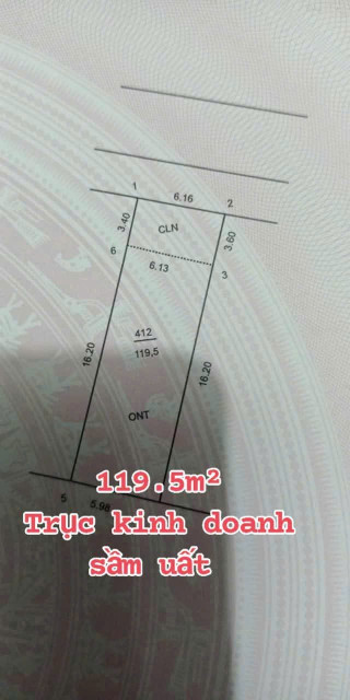 Bán đất 119.5m² ngang 6.12m giá 4.5 tỷ tại Xã Đông Xuân Huyện Sóc Sơn
