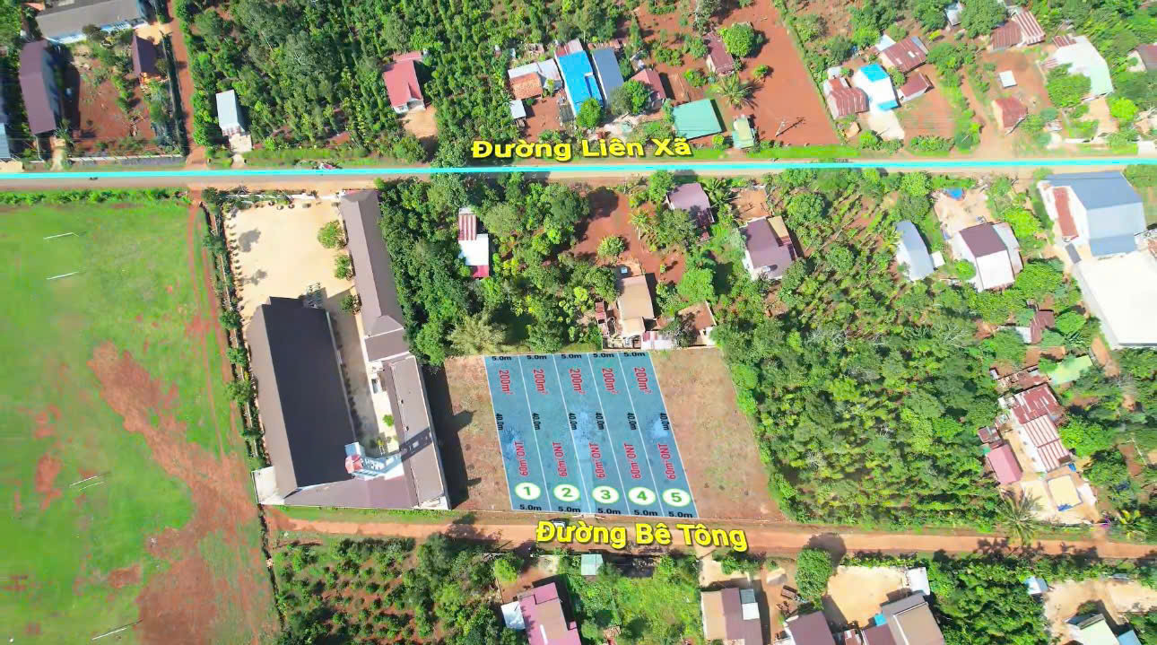 Bán đất 723.8m² ngang 5m giá chốt 210 triệu Xã Dray Bhăng