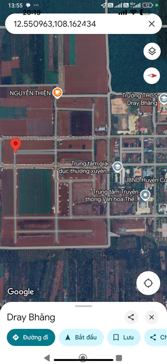 Bán đất 168m² 850 triệu tại Xã Dray Bhăng Huyện Cư Kuin
